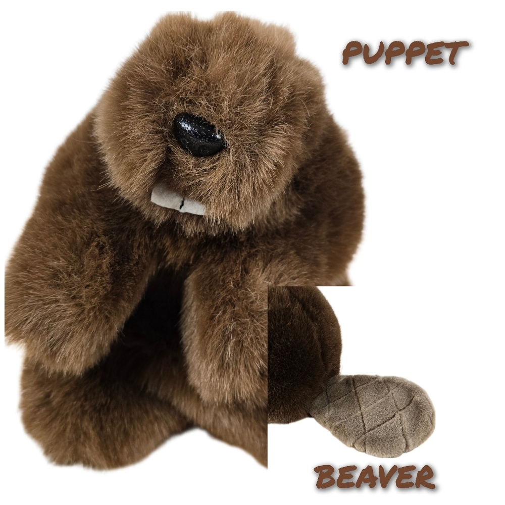 Beaver Puppet by Fancy Zoo